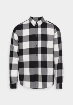 Pier One2 PACK - Skjorta - Bordeaux/black/white -Pier One Försäljning 0b1f40a1c4ce4830806580f7d408cb73