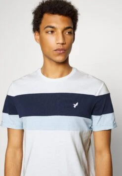 Pier OneT-shirt Med Print - White/blue -Pier One Försäljning 0c4d7a9c58b9432c847d4bba78c7bc49