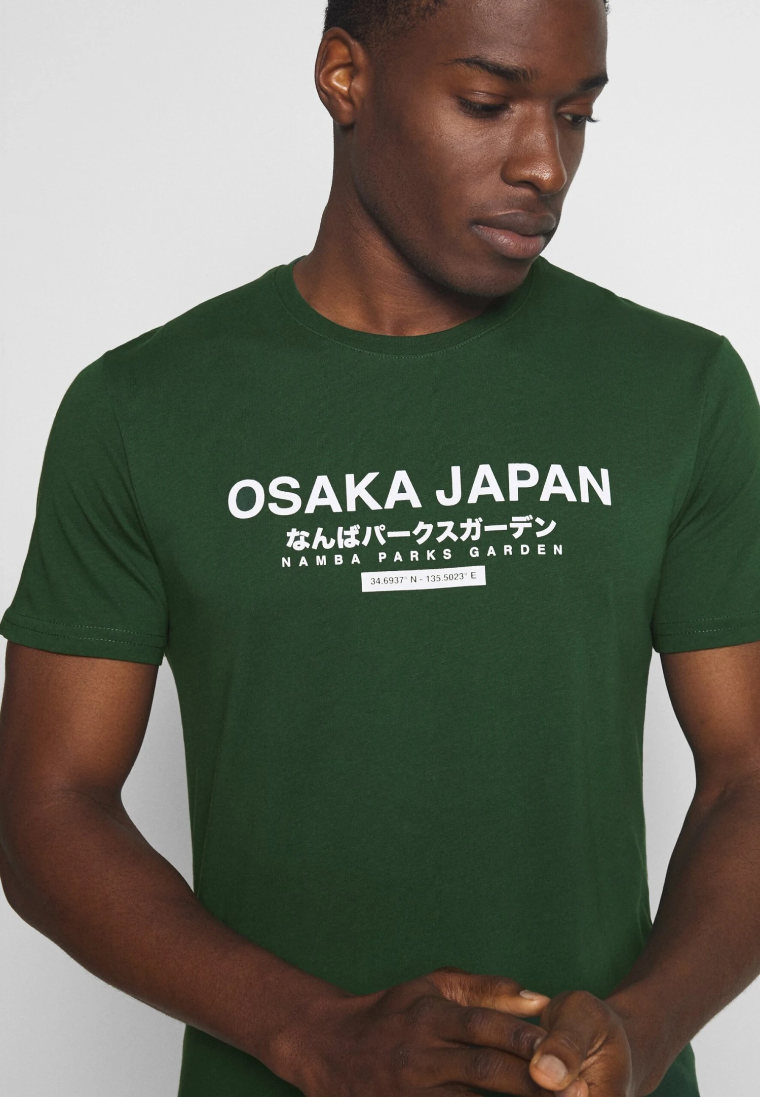 Pier OneOSAKA TEE - T-shirt Med Print - Green 6 Pier OneOSAKA TEE - T-shirt Med Print - Green - Bild 4