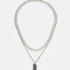 Pier One2 PACK - Halsband - Silver-coloured -Pier One Försäljning 10f41ce0c1944510a6e66259a8f1d8af