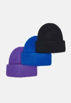 Pier OneUNISEX 3 PACK - Mössa - Black/purple/blue -Pier One Försäljning 1a750c37275943e88305b95f796fdd00