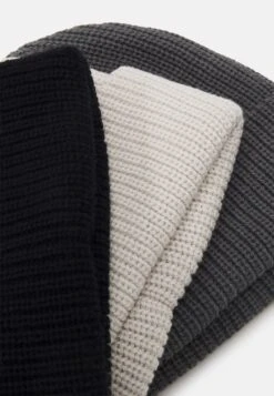 Pier OneUNISEX 3 PACK - Mössa - Black/dark Grey/off-white/ -Pier One Försäljning 2a1daa058c674c9dbb0074799d429f4b