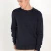Pier OneBASIC CREWNECK - Stickad Tröja - Dark Blue -Pier One Försäljning 329922927e9b4f2e90d457cc0511bf45