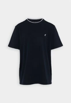 Pier OnePIQUE EMBRO DETAIL - T-shirt - Bas - Dark Blue