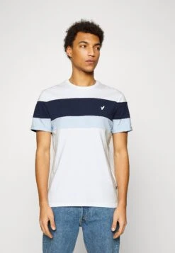 Pier OneT-shirt Med Print - White/blue