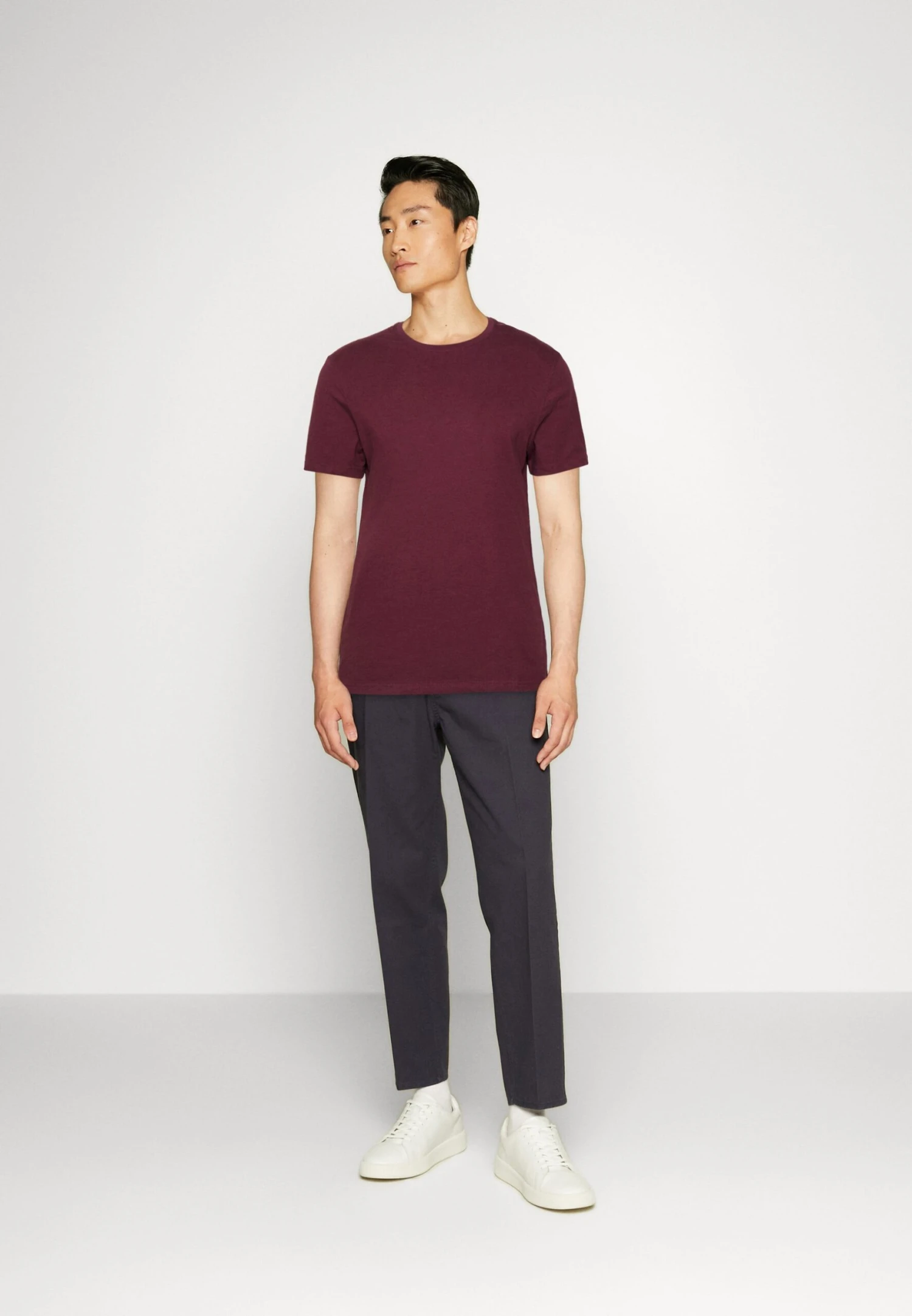 Pier OneT-shirt - Bas - Dark Blue/pink/off-white 3 Pier OneT-shirt - Bas - Dark Blue/pink/off-white