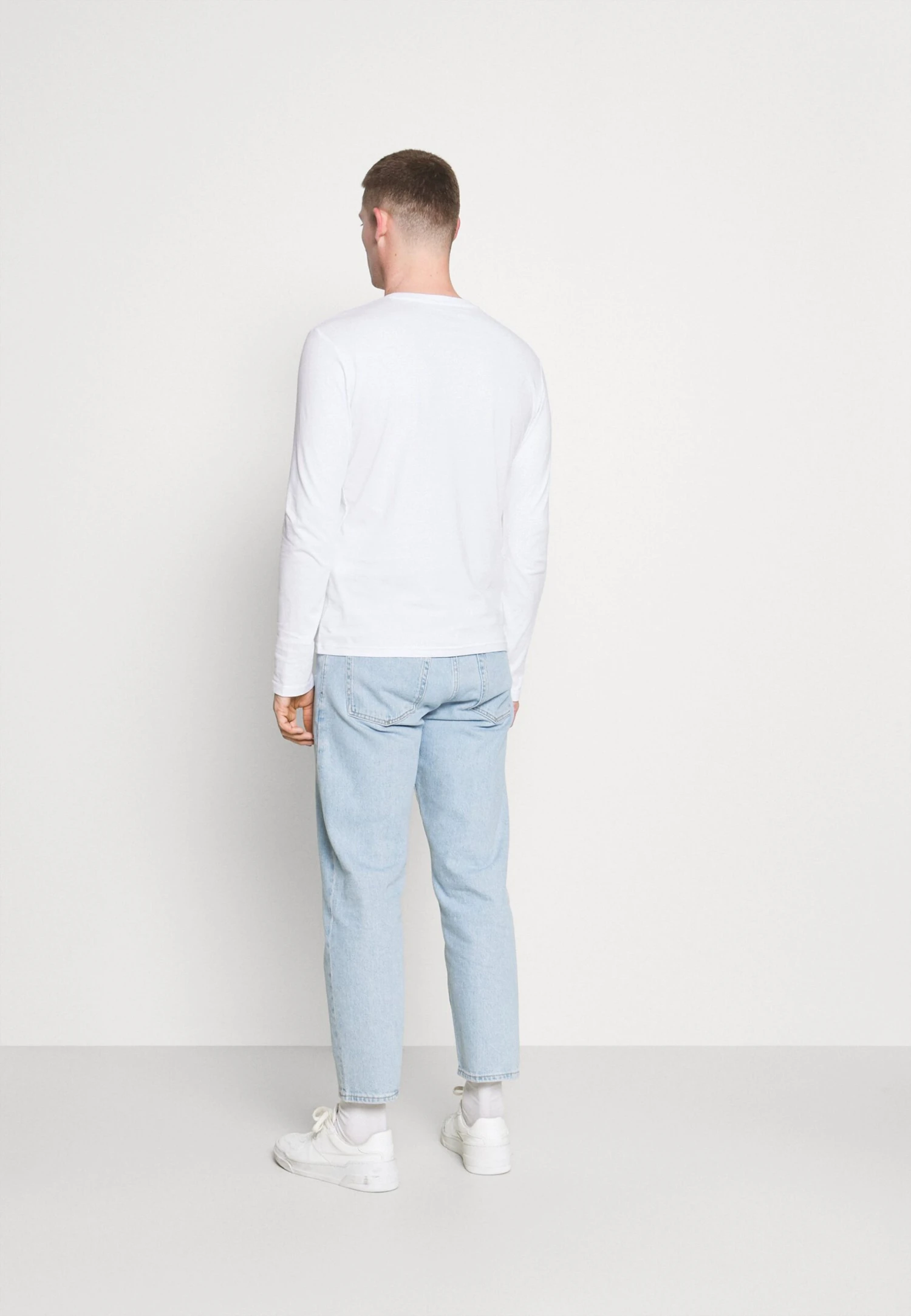 Pier One5 PACK - Långärmad Tröja - White/dark Blu/grey 5 Pier One5 PACK - Långärmad Tröja - White/dark Blu/grey - Bild 3