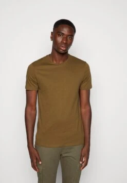 Pier OneUNISEX 5 Pack - T-shirt - Bas - Black /dark Blue/dark Green -Pier One Försäljning 524e4dd9ec2a47b3a1357fba6cff553f