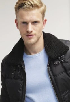 Pier OneBASIC CREWNECK - Stickad Tröja - Light Blue -Pier One Försäljning 6157a96c43c94cfb9df8a0cd76dbb9f8