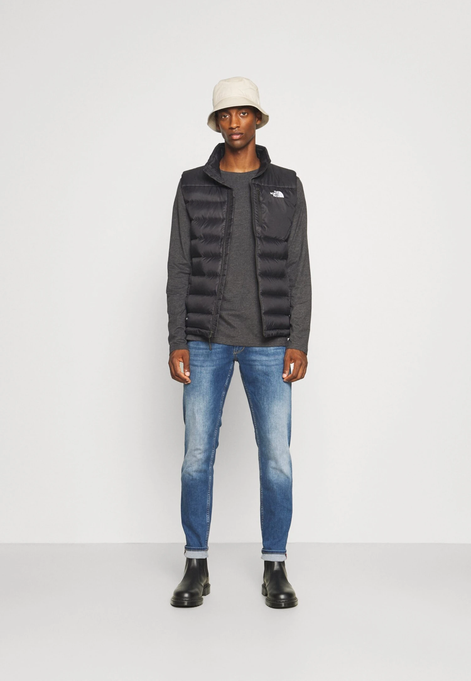 Pier One2 PACK - Långärmad Tröja - Dark Grey/black 3 Pier One2 PACK - Långärmad Tröja - Dark Grey/black