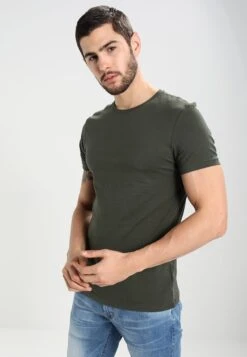 Pier One2 PACK - T-shirt - Bas - Black -Pier One Försäljning 67d53c8828e0474aa833413567e03b74