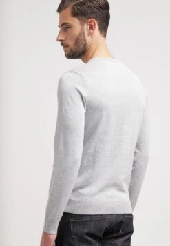 Pier OneBASIC CREWNECK - Stickad Tröja - Light Grey -Pier One Försäljning 6d5b627af5584db19c7c8d109de35784