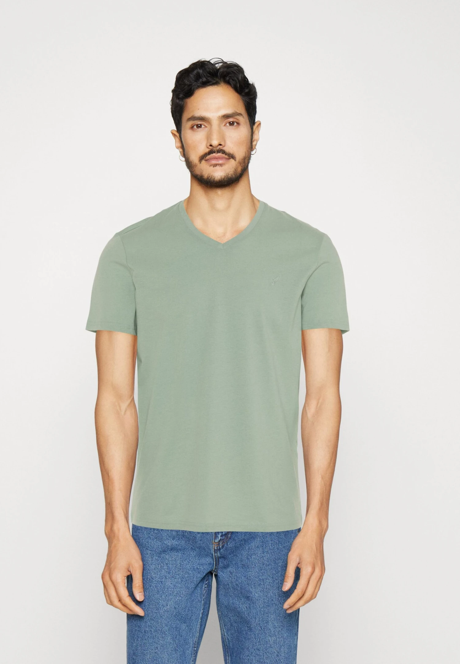 Pier One3 PACK - T-shirt - Bas - Mint/off-whit/blue Grey 4 Pier One3 PACK - T-shirt - Bas - Mint/off-whit/blue Grey - Bild 2