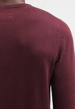 Pier OneBASIC CREWNECK - Stickad Tröja - Bordeaux -Pier One Försäljning 72a7a328184e47ac946a1a6f2ee77cd7