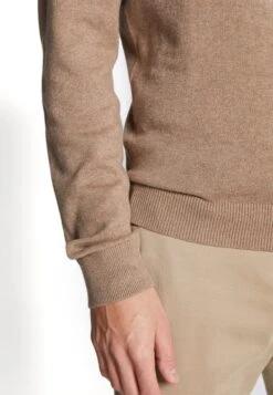 Pier OneBASIC CREWNECK - Stickad Tröja - Mottled Beige -Pier One Försäljning 7f026f5630174133a73de67921bdcdff