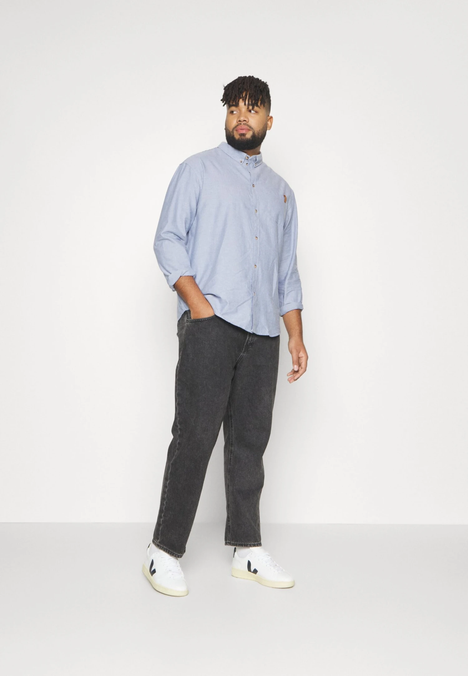 Pier OneOXFORD - Skjorta - Light Blue 4 Pier OneOXFORD - Skjorta - Light Blue - Bild 2