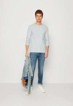 Pier One2 PACK - Långärmad Tröja - Light Blue/dark Blue