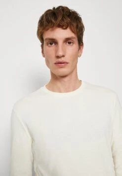 Pier One3 PACK - Långärmad Tröja - Mottled Dark Blue/light Brown/off-white -Pier One Försäljning 95689afa4c924e909f114c8238476fcb