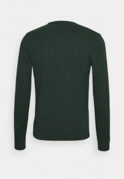 Pier OneBASIC CREWNECK - Stickad Tröja - Mottled Dark Green -Pier One Försäljning 969fbb21a70c4a419db7918e1d788cea