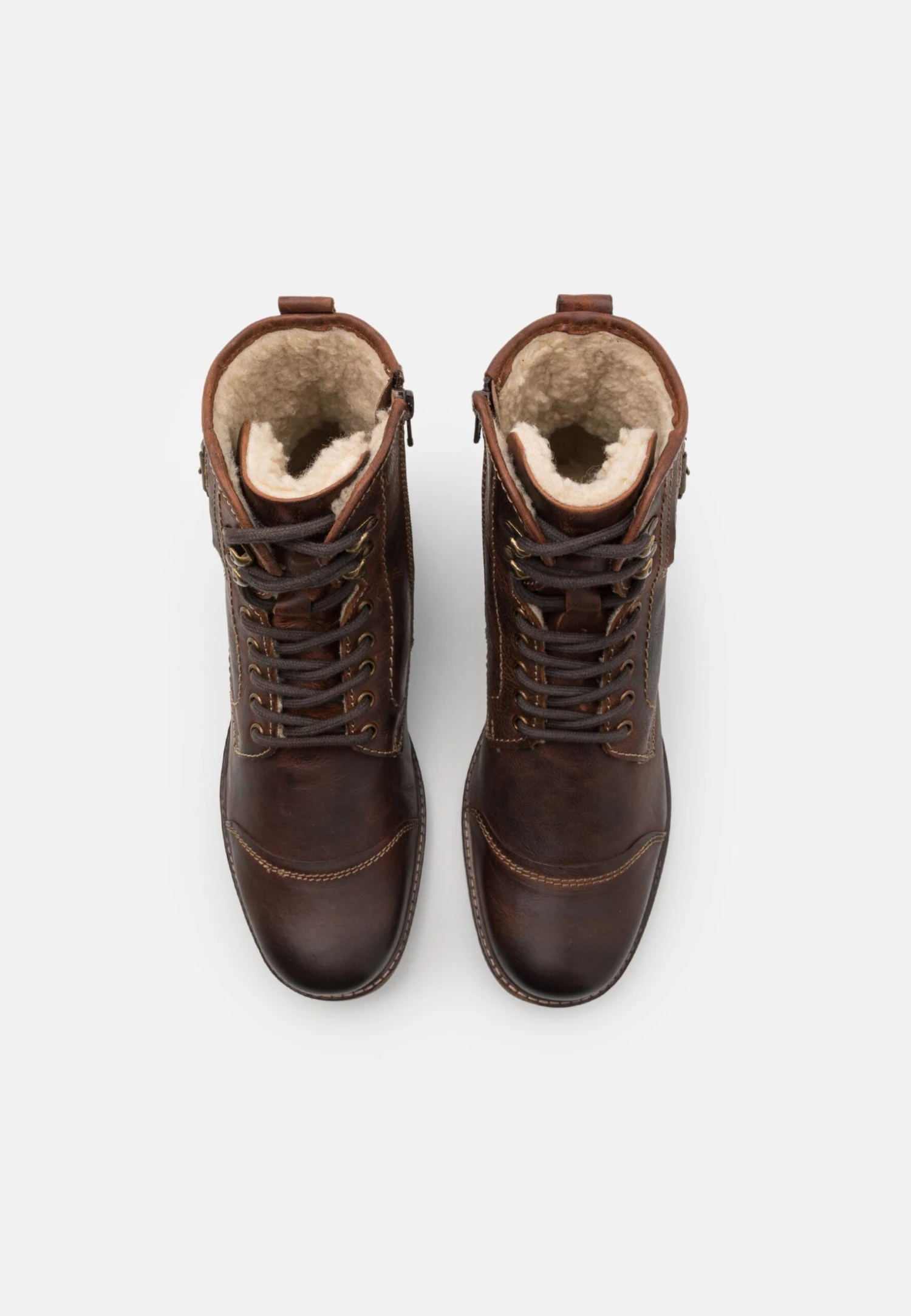 Pier OneLEATHER - Snörstövletter - Brown 6 Pier OneLEATHER - Snörstövletter - Brown - Bild 4