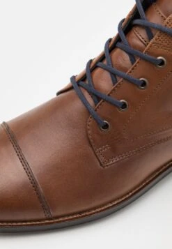 Pier OneLEATHER - Snörstövletter - Cognac -Pier One Försäljning a41644e556154fdc8a8a3342115f0f6a