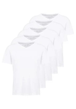 Pier One5 PACK - T-shirt - Bas - White -Pier One Försäljning aaec20eea5684fdcadc437e90f270976