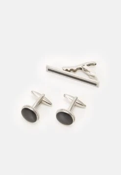 Pier OneSET - Ficknäsduk - Black/silver-coloured -Pier One Försäljning af718bb6ea53446385ba8c5b356de5e5