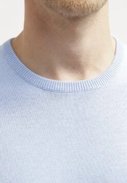 Pier OneBASIC CREWNECK - Stickad Tröja - Light Blue -Pier One Försäljning b041e581fd1148bba0db07cb588bf608