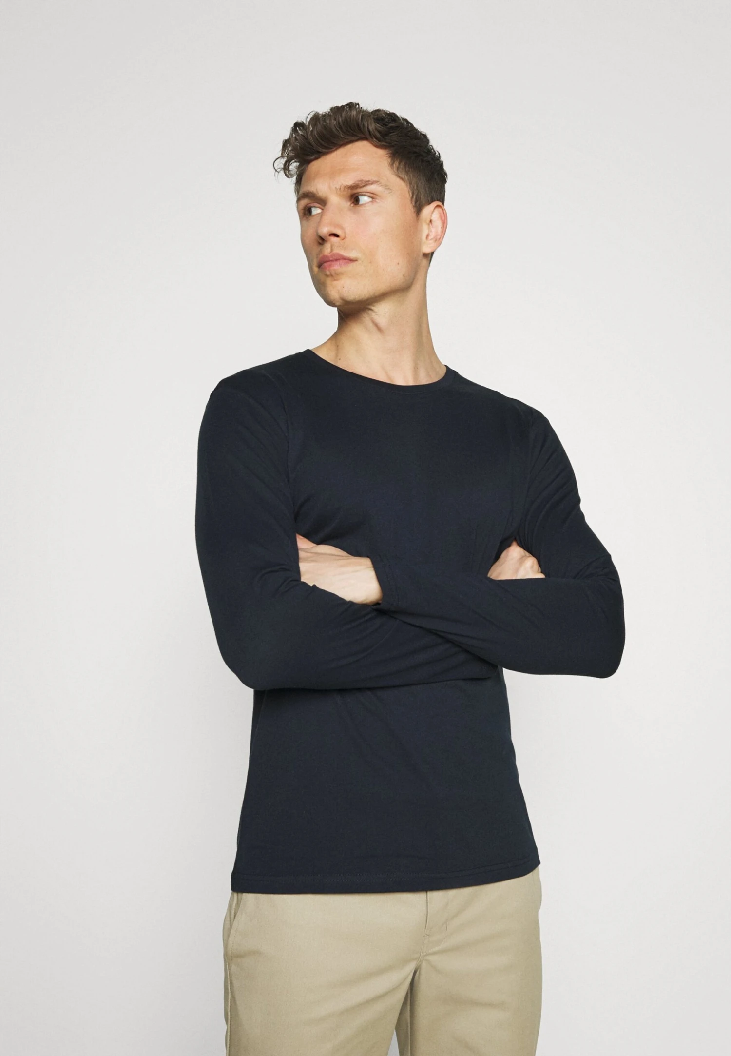 Pier One2 PACK - Långärmad Tröja - Dark Blue/mottled Grey 6 Pier One2 PACK - Långärmad Tröja - Dark Blue/mottled Grey - Bild 4