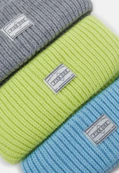 Pier OneUNISEX 3 PACK - Mössa - Grey, Neon Green, Light Blue -Pier One Försäljning b7e517f5f9984a9f84a01c2fea84a466