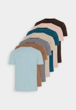 Pier One7 PACK - T-shirt - Bas - Red/silver/royal Blue -Pier One Försäljning badf9edc15124d4d8662851953c5f4bc