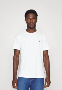 Pier One5 PACK - T-shirt - Bas - White/blue/stone -Pier One Försäljning bb97808f877c4c7889d32b7cfca4ec18