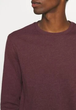 Pier One3 PACK - Långärmad Tröja - Bordeaux/black/dark Blue -Pier One Försäljning bdf6fa739a0d40bf896a235bdc3ee0b7