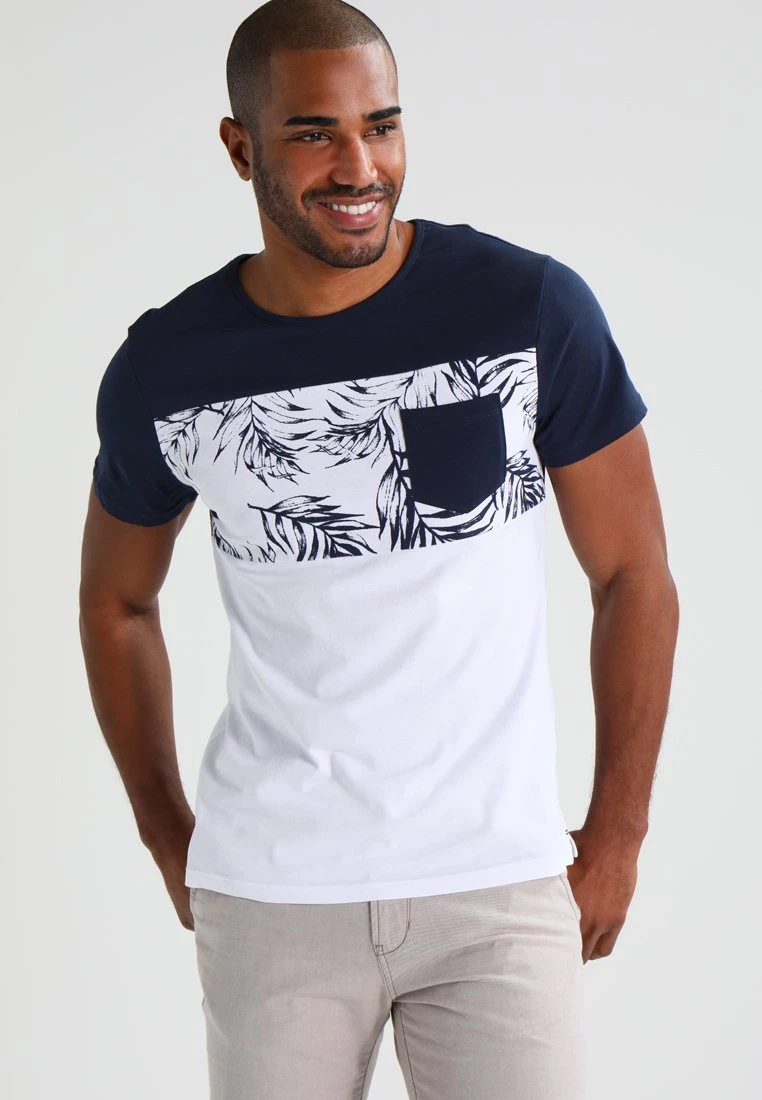 Pier OneT-shirt Med Print - Navy/white 3 Pier OneT-shirt Med Print - Navy/white