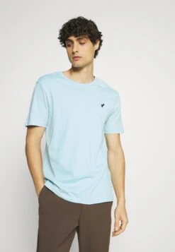 Pier One5 PACK - T-shirt - Bas - Light Grey - 101_white - 001_green - 602 -Pier One Försäljning c5d09be1320042ecb8b6f671d155ac8e