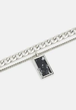 Pier One2 PACK - Halsband - Silver-coloured -Pier One Försäljning d610bd454a094dde8cd57c175bb68e3d