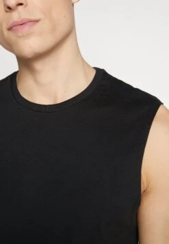 Pier One2 PACK - Linne - White/black -Pier One Försäljning dc3f4615d1fa4eeda6287261545b3aa8