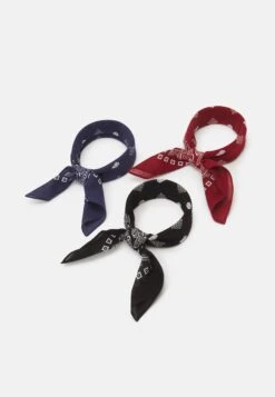 Pier OneUNISEX - Scarf - Black/blue/red