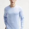 Pier OneBASIC CREWNECK - Stickad Tröja - Light Blue -Pier One Försäljning e2adc00eef50463c811d78f4de8f8ae9
