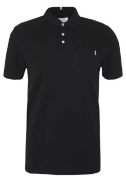 Pier OneTRICOLORE TRIM POLO - Piké - Black