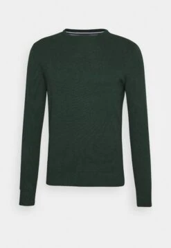 Pier OneBASIC CREWNECK - Stickad Tröja - Mottled Dark Green -Pier One Försäljning ed0d07d298fc4765845341d2b8f1838a