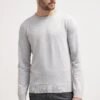 Pier OneBASIC CREWNECK - Stickad Tröja - Light Grey -Pier One Försäljning f8db32b329f64ca7a5bff641a17f39df
