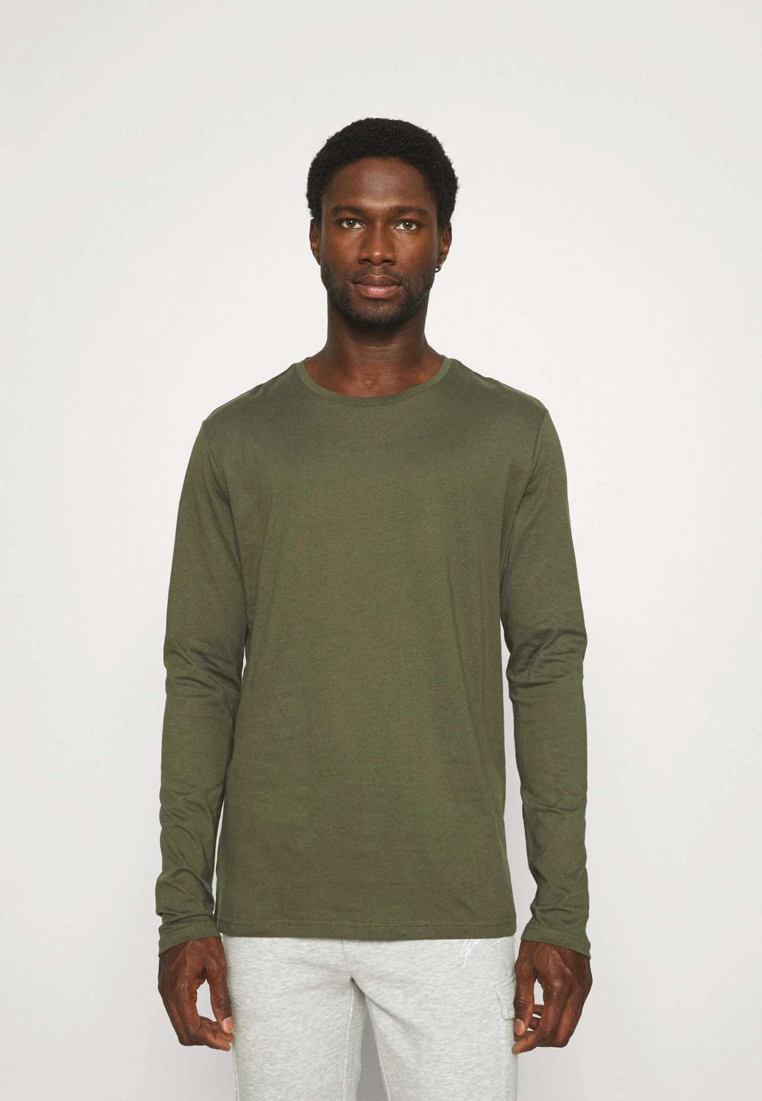 Pier One2 PACK - Långärmad Tröja - Olive/dark Blue 6 Pier One2 PACK - Långärmad Tröja - Olive/dark Blue - Bild 4