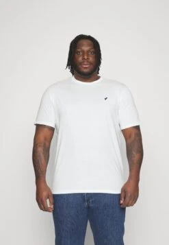 Pier One2 PACK - T-shirt - Bas - Dark Blue/white -Pier One Försäljning ff1c59419f484436956f29c6ac56059a